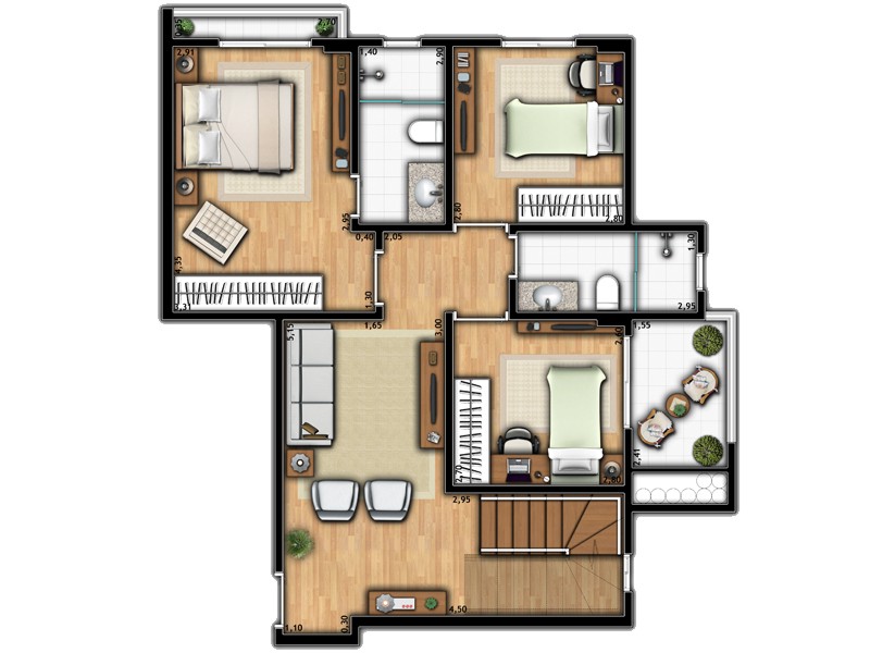 Apartamento Duplex 2A